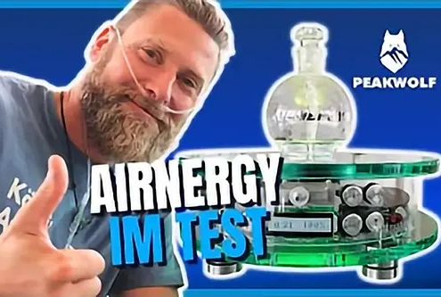 Biohacker Peakwolf testet Airnergy